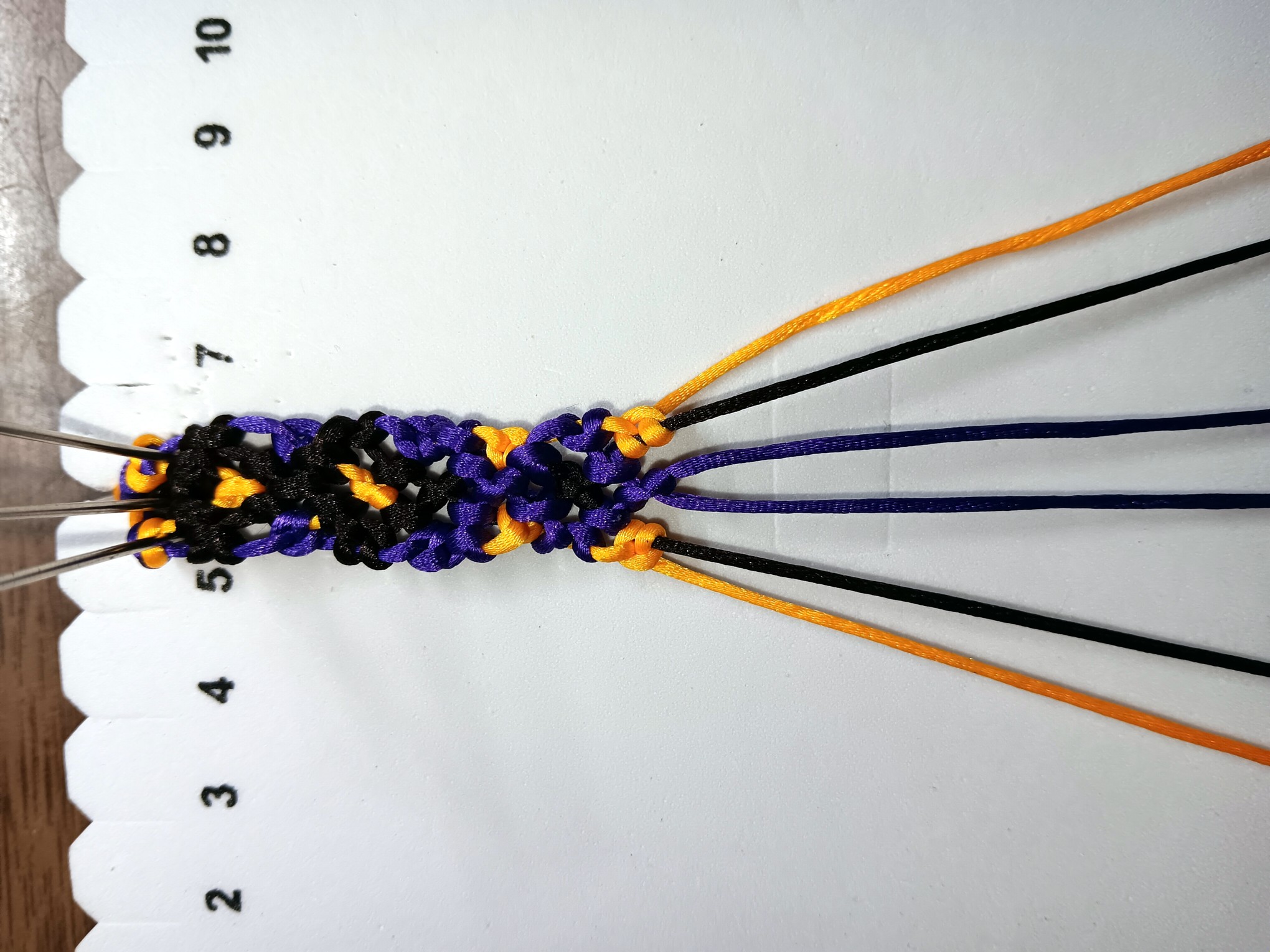 Bracelets brésiliens - Diamants de couleurs alternées